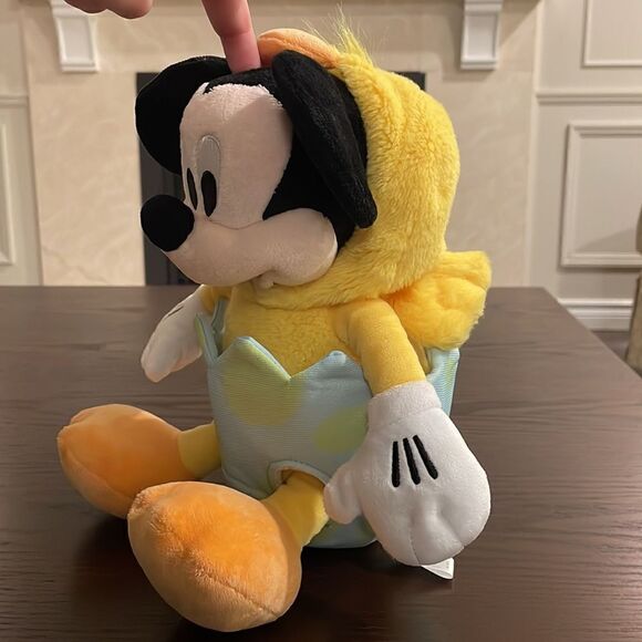 Disney’s Mickey Mouse in Chick Easter Costume Plush Excellent Condition 11” tall - Picture 4 of 6